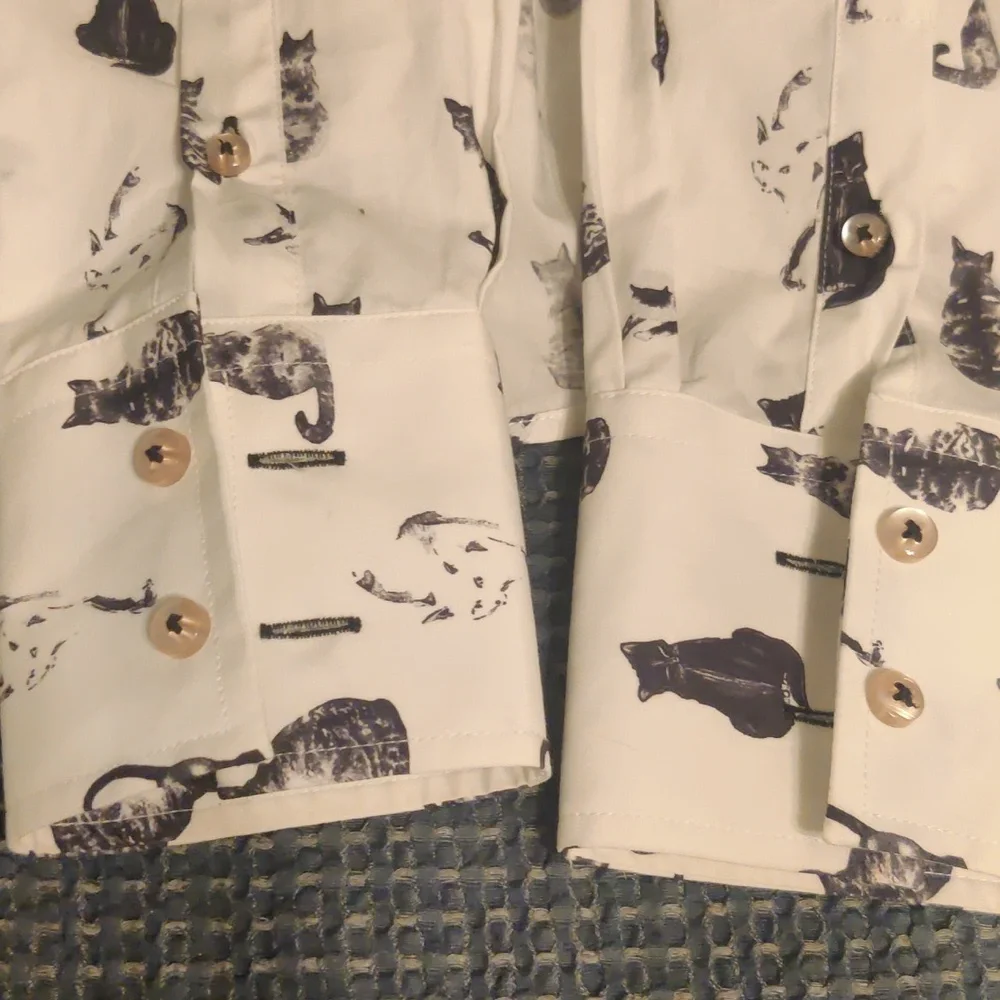😺Cotton DOuX Women Cats Shirt - Picture 9 of 11